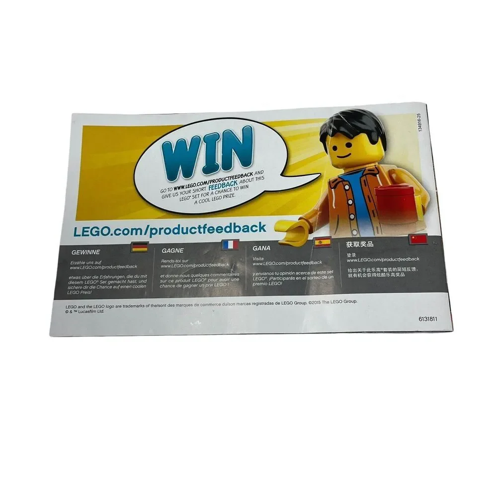 LEGO Star Wars Rebels 75090: Ezra's Speeder‎ Bike Instructions Only Manual Book